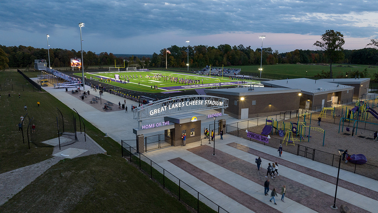 Berkshire Athletic Complex, aerial