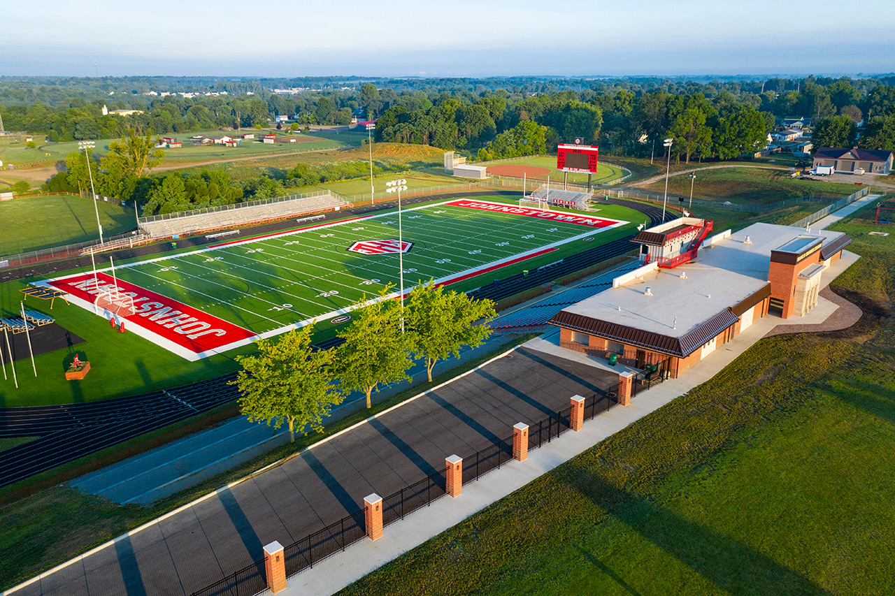 Johnston-Monroe Sports Complex, aerial view